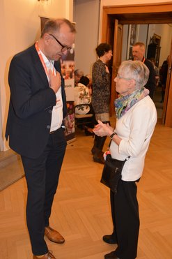 Dr. Albert-Peter Rethmann im Gespräch mit Christa Ullmann.