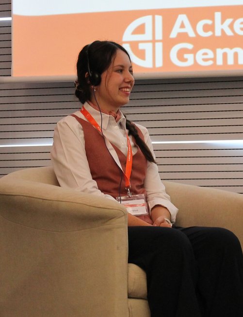 Barbora Šindelářová im Gespräch