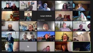 Ein Teil der zum Kultur-Zoom zugeschalteten Teilnehmer.